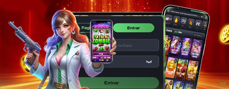 Central de dúvidas rápidas sobre o app t55